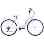 Mestský bicykel 28" Kozbike KOZ13 7 prevodový Biely Mestský bicykel 28" Kozbike KOZ13 7 prevodový Biely
